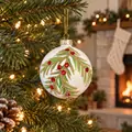 Snow-Kissed White Hanging Decoration - ნაძვის ხის სათამაშო