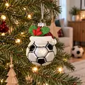 Santa’s Soccer Ball Hanging Decoration - ნაძვის ხის სათამაშო