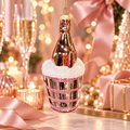 Rosé Champagne Hanging Decoration - ნაძვის ხის სათამაშო