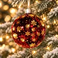 Golden Snowfall Hanging Decoration - ნაძვის ხის სათამაშო