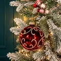 Luxury Red Hanging Decoration - ნაძვის ხის სათამაშო