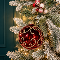 Luxury Red Hanging Decoration - ნაძვის ხის სათამაშო