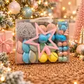 Pastel Wishes Ornament Set - ნაძვის ხის სათამაშოების ნაკრები
