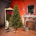 Jasmine Green Christmas Tree PE + PVC 220CM With Olive Tips And Mixed Silicone Needle - ნაძვის ხე შერეული სილიკონის წიწვებით