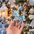 Aurora Blue Unicorn Hanging Decoration - ნაძვის ხის სათამაშო