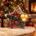 Christmas Star Bauble Set - ნაძვის ხის სათამაშოების ნაკრები