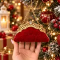 Scarlet Velvet Elegance Hanging Decoration - ნაძვის ხის სათამაშო