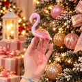 Aurora Pink Flamingo Hanging Decoration - ნაძვის ხის სათამაშო