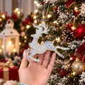 Aurora Reindeer Bells Hanging Decoration - ნაძვის ხის სათამაშო