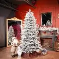 Roselle Snow-Covered Christmas Tree  PE+PVC 210 CM  - დათოვლილი ნაძვის ხე შერეული სილიკონის წიწვებით