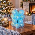 Azure Stardust Bauble Set - ნაძვის ხის სათამაშოების ნაკრები