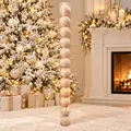 Ivory Whisper Bauble Set - ნაძვის ხის სათამაშოების ნაკრები