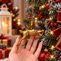 Copper Woodland Reindeer Hanging Decoration - ნაძვის ხის სათამაშო