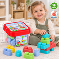 Dede 04007 Soft Large Blocks 18 Pcs  - საბავშვო სათამაშო კუბიკები