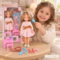 Moni Toys Doll Loving Sunny with accessories 33 cm სათამაშო თოჯინა