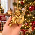 Golden Angel Melody Hanging Decoration - ნაძვის ხის სათამაშო