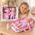 Baby Doll With Carry Bag - სათამაშო თოჯინა ჩანთით