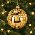 Golden Lattice Hanging Decoration - ნაძვის ხის სათამაშო