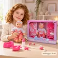 Cute Baby doll with Potty And Accessories - საბავშვო სათამაშო თოჯინა ღამის ქოთნით და აქსესუარებით