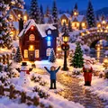 Starlit Noel Christmas Village - საახალწლო სოფელი