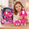 Fashion Doll With Bear  Costume – სათამაშო თოჯინა დათვის ფორმით