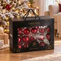 Ruby Symphony Hanging Decoration Set 42 pcs - ნაძვის ხის სათამაშოების ნაკრები
