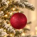 Ruby Stardust Hanging Decoration - ნაძვის ხის სათამაშო