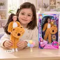 Fashion Doll With Capybara  Costume – სათამაშო თოჯინა ზღვის გოჭის ფორმით