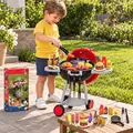 Little Grill Master BBQ Playset with Food & Accessories - სათამაშო გრილი აქსესუარებით