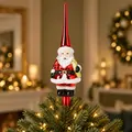 Santa’s Scarlet Crown Christmas Accessories - ნაძვის ხის თავის მოსართავი