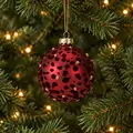 Ruby Velvet Hanging Decoration - ნაძვის ხის სათამაშო
