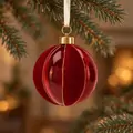 Burgundy Elegance Hanging Decoration - ნაძვის ხის სათამაშო