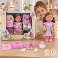 Ruby Baby Doll With Brown Hair And Accessories - სათამაშო თოჯინა აქსესუარებით