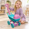 Mini Stroller with Handle and Bed - თოჯინის სათამაშო ეტლი