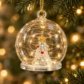Starlit Christmas Dome With Light Hanging Decoration - ნაძვის ხის სათამაშო განათებით