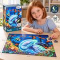 Puzzle Game Glow In The Dark 100 pcs. - ფაზლი