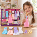 Fashion Doll With Fashion Set – სათამაშო თოჯინა მოდური ნაკრებით