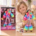 Fashion Doll With Colorful Jacket – სათამაშო თოჯინა ფერადი ქურთუკით