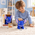 Cuddle Buddy Blue Battery-Operated Interactive Plush Toy -  რბილი სათამაშო