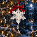 Moonlit Frost Christmas Hanging Decoration - ნაძვის ხის სათამაშო ფიფქი