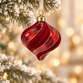 Scarlet Royal Swirl Hanging Decoration - ნაძვის ხის სათამაშო