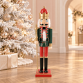 Scarlet Scepter Nutcracker Christmas Decoration - საახალწლო დეკორაცია მაკნატუნა