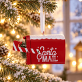 Candy Cane Courier Hanging Decoration - ნაძვის ხის სათამაშო