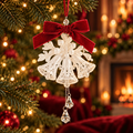 Crystal Christmas Chimes Hanging Decoration - ნაძვის ხის სათამაშო ფიფქი
