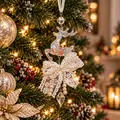 Iridescent Reindeer Charm Hanging Decoration - ნაძვის ხის სათამაშო