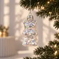 Prism Sparkle Teddy Bear Hanging Decoration - ნაძვის ხის სათამაშო დათუნია