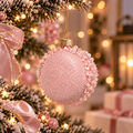 Blush Pink Crystal Elegance Hanging Decoration - ნაძვის ხის სათამაშო
