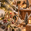 Skiing Reindeer Hanging Decoration - ნაძვის ხის სათამაშო