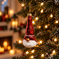 Ruby Christmas Gnome Hanging Decoration - ნაძვის ხის სათამაშო