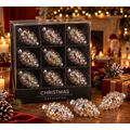 Iridescent Winter Pinecone Hanging Decoration Set - ნაძვის ხის სათამაშოების ნაკრები